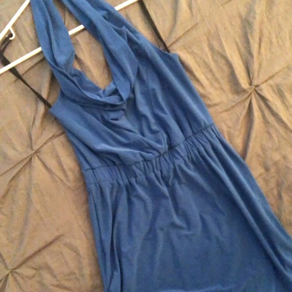 Size small blue fitted dress